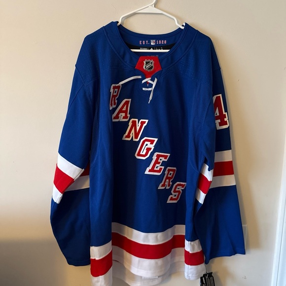 Adidas Blue and Red Rangers Jersey